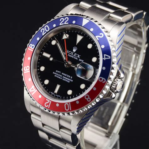 rolex gmt master 2 pepsi referenza|rolex gmt pepsi holes.